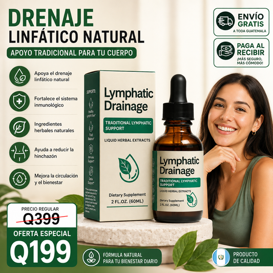 🌿 Gotas de Drenaje Linfático – Siéntete Más Ligera Cada Día 🌿