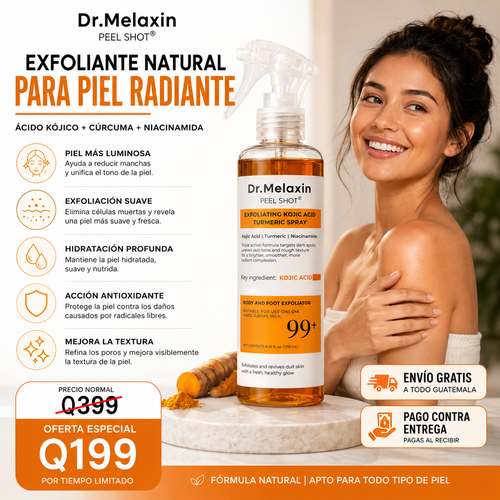 Dr. Melaxin Peel Shot – Piel Más Lisa, Uniforme y Radiante 🍊