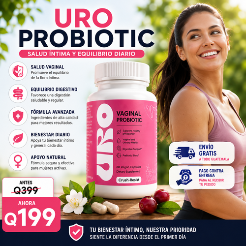 URO Probiotic – Equilibrio Íntimo y Bienestar Diario 🌸